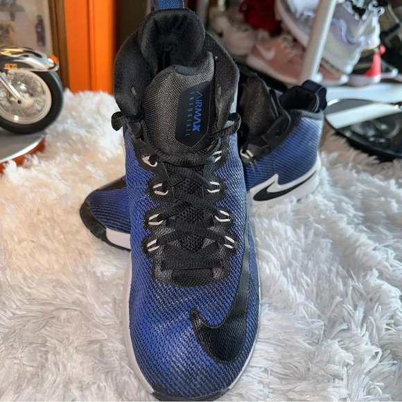 Nike Men\'s Air Max Infuriate Sneakers Size 8 Mid Royal Blue Black AA4438-004 main image 10